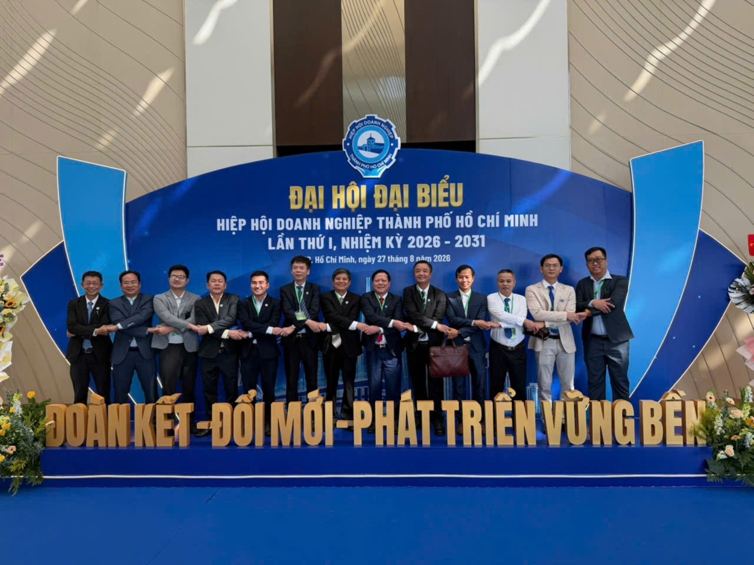 Hội đồng doanh nhân họ Mai HN tham gia Đại hội Hiệp hội doanh nghiệp TP HCM lần thứ I